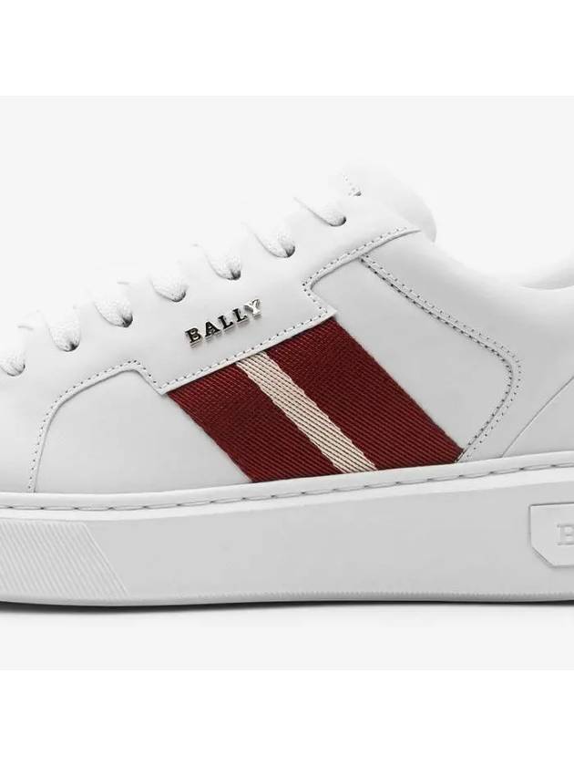 Moony Leather Low Top Sneakers White - BALLY - BALAAN 7