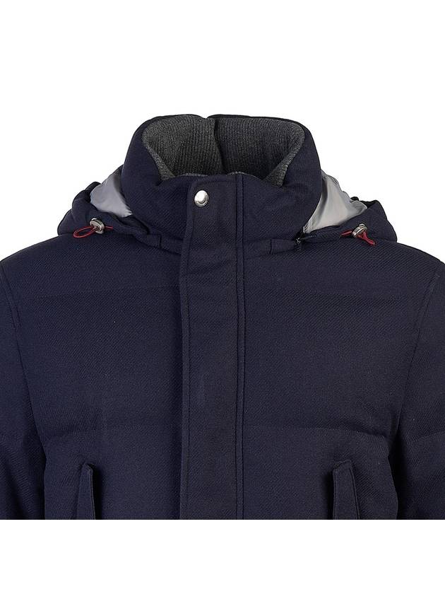 Men's Down Padded Jacket Navy - BRUNELLO CUCINELLI - BALAAN 5