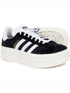 Women's Gazelle Bold Low Top Sneakers Black - ADIDAS - BALAAN 3