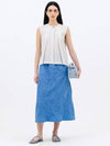 crease midi skirt hawaiian blue - JUN BY JUN K - BALAAN 3