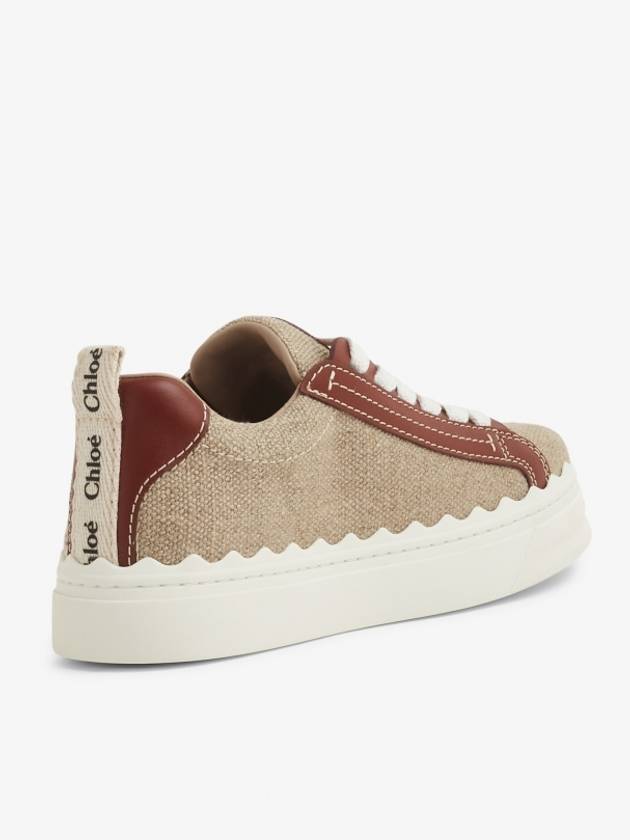 Lauren Leather Converse Low Top Sneakers Brown - CHLOE - BALAAN 3