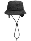 Nylon Metal Econyl Regenerated Nylon Bucket Hat Black - STONE ISLAND - BALAAN 3