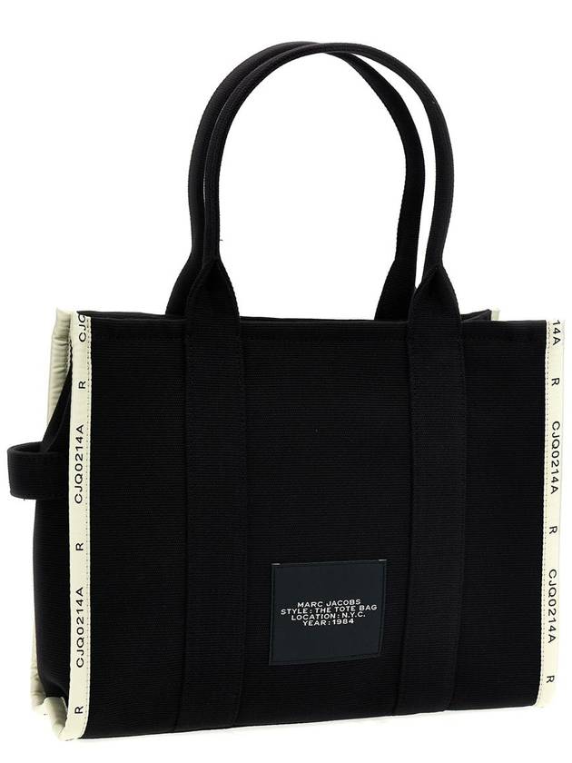 Logo Jacquard Large Tote Bag Black - MARC JACOBS - BALAAN 3