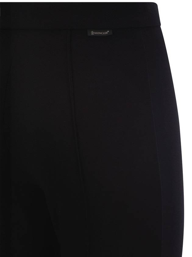 gabardine leggings black - MONCLER - BALAAN 5