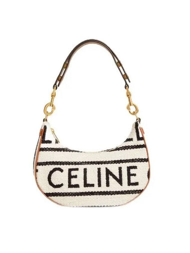 Medium Ava Strap Shoulder Bag White - CELINE - BALAAN 1