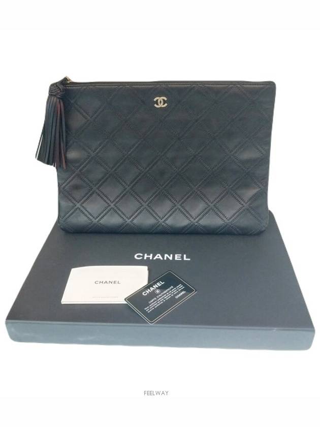 Stitched Tassel Large Clutch Bag No 24 - CHANEL - BALAAN 2