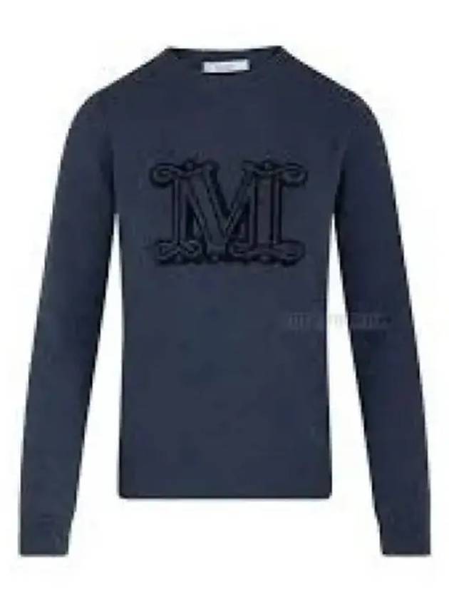 Women's Bimba Cashmere Knit Top Navy - MAX MARA - BALAAN 2