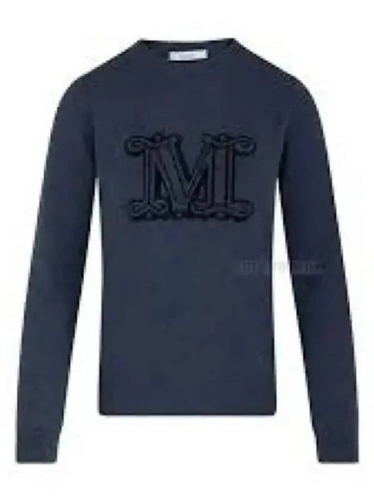 Women's Bimba Cashmere Knit Top Navy - MAX MARA - BALAAN 2