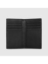 Jumbo GG Leather Card Wallet Black - GUCCI - BALAAN 3