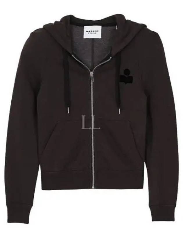 Penny Zip-Up Hoodie Black - ISABEL MARANT - BALAAN 2