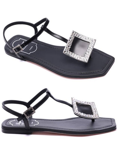 Women's Vicky Viv Strass Sandals RVW50427780_BSS_B999_21S - ROGER VIVIER - BALAAN 1