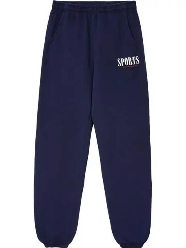 Sports Sweatpant NavyWhite SWAW238NA 31 - SPORTY & RICH - BALAAN 1