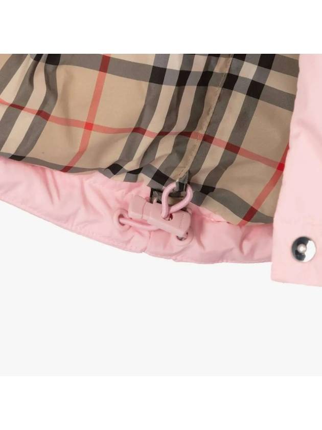 4Y6Y Kids Logo Down Padding Jumper Light Pink 8069477 Italian - BURBERRY - BALAAN 5