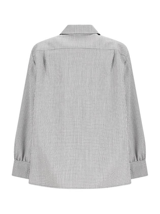 LONG SLEEVE WOOL SHIRT WITH REMOVABLE CLIPS - JIL SANDER - BALAAN 2