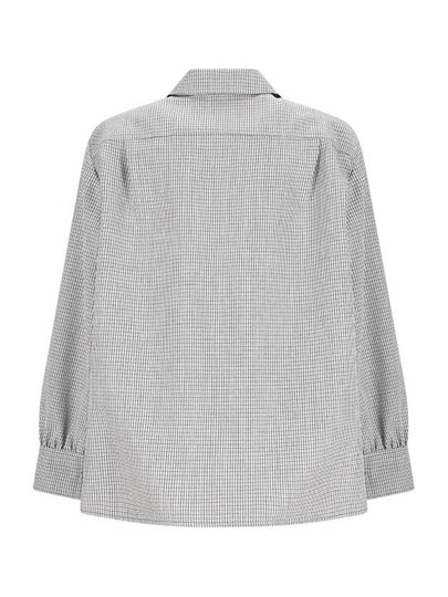 LONG SLEEVE WOOL SHIRT WITH REMOVABLE CLIPS - JIL SANDER - BALAAN 2