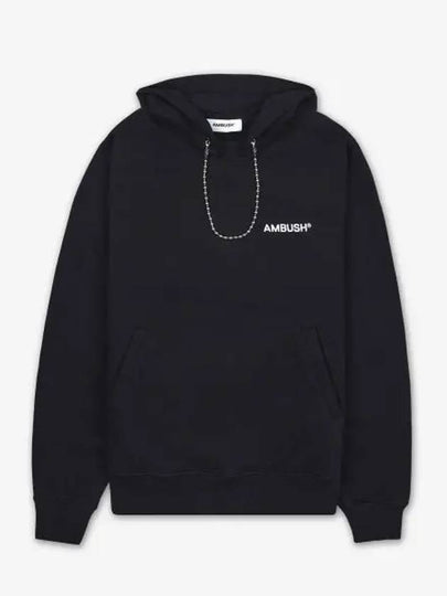 Ball Chain Detail Hoodie Black - AMBUSH - BALAAN 2