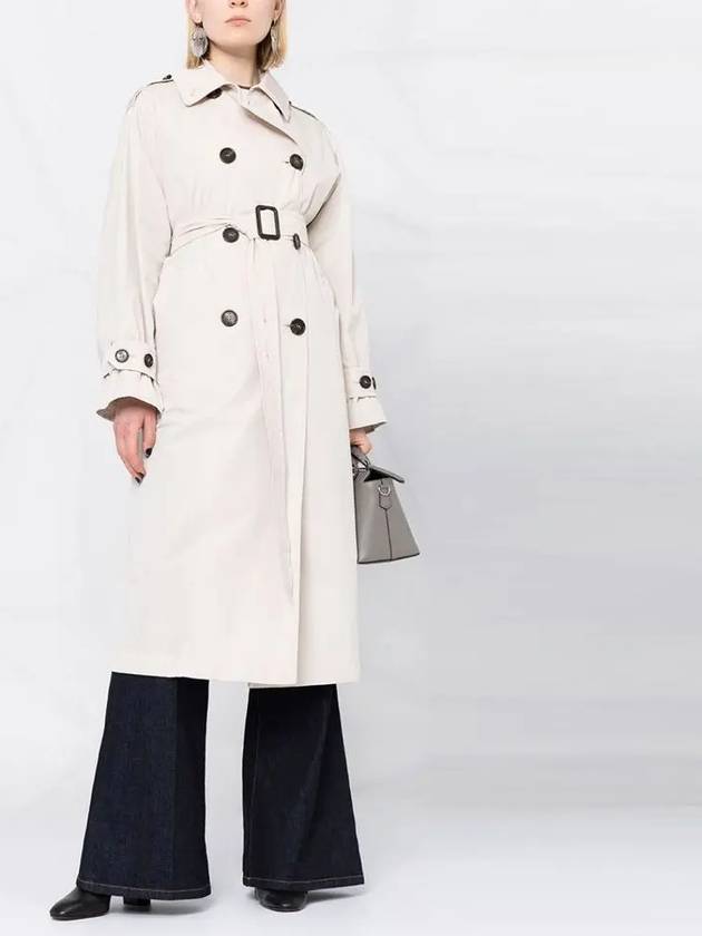 22SS Simpur Belted Trench Coat Ivory 90210317 001 - MAX MARA - BALAAN 3