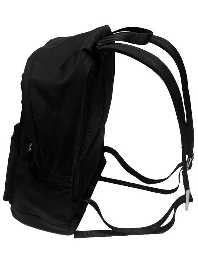 Triangle Logo Nylon Backpack Black - PRADA - BALAAN 5