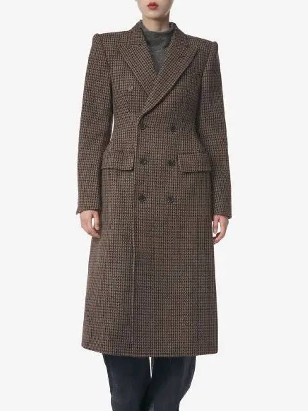 Wool Double Coat Brown - BALENCIAGA - BALAAN 2