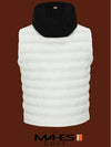 Logo Down Padding White Orange Label Homme Heated Lining Hooded Padding Vest GV10145 - MAHES - BALAAN 2