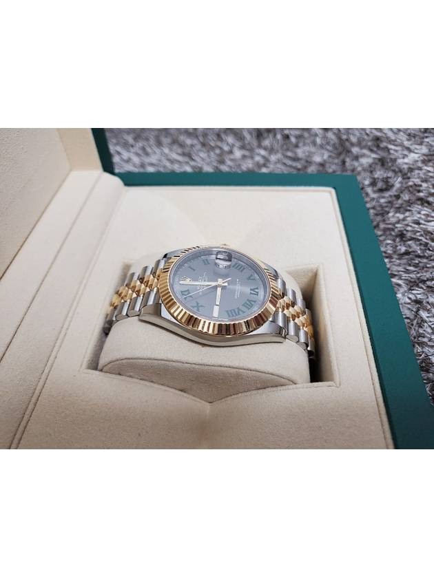 Rolex Datejust Slate Romantic Chromium 19 Years - ROLEX - BALAAN 4