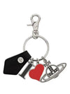 Saffiano I LOVE ORB Keyring 8203011EU S000B N401 - VIVIENNE WESTWOOD - BALAAN 2