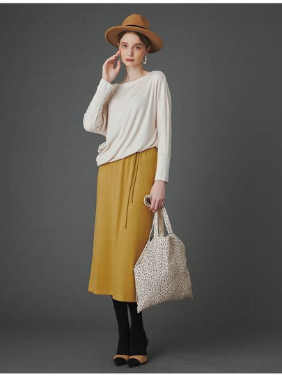 Karina draping knit dress mustard - DE PERI MERA - BALAAN 2