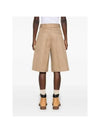 High Waist Tailored Shorts Sand - HERNO - BALAAN 5