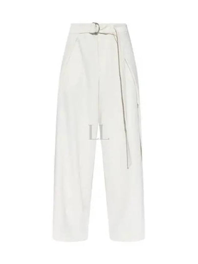 Belt Wide Pants Ivory - AMI - BALAAN 2