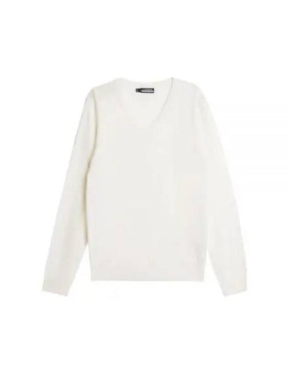 Women's Amaya Knit Sweater White - J.LINDEBERG - BALAAN 2