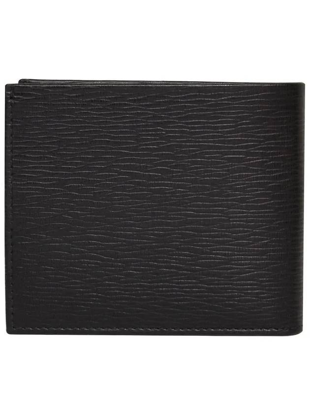 Gancini Half Wallet Black - SALVATORE FERRAGAMO - BALAAN 3