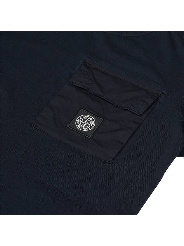 Kids Logo Short Sleeve T-Shirt Navy - STONE ISLAND - BALAAN 5