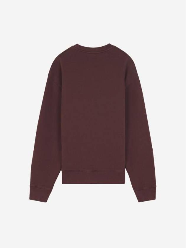 Bold Fox Head Cotton Sweatshirt Firewood - MAISON KITSUNE - BALAAN 3