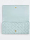 Intrecciato Large Flap Long Wallet Sky Blue - BOTTEGA VENETA - BALAAN 3