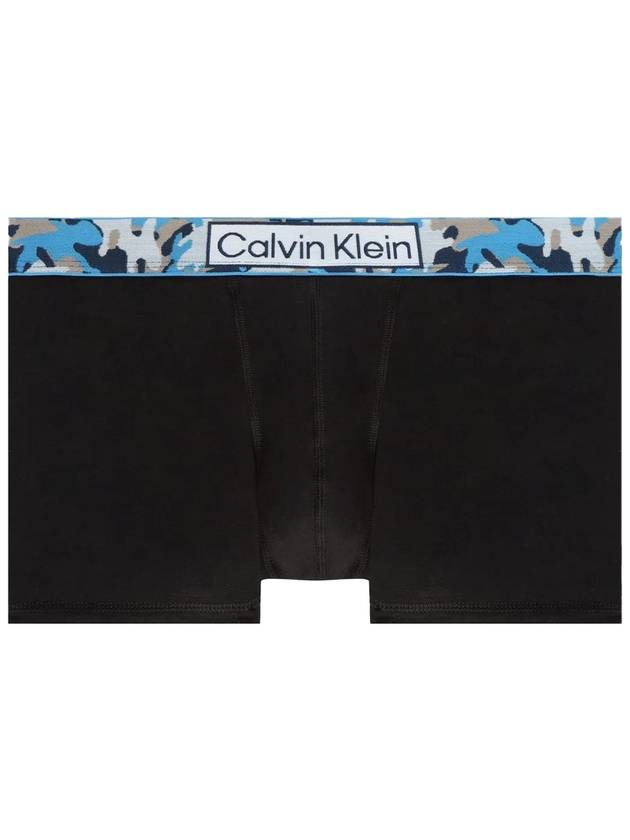 Underwear Trunk CK Heritage Reimagine Briefs Blue Black - CALVIN KLEIN - BALAAN 1