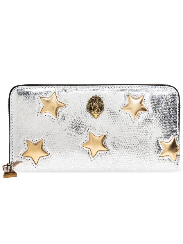 Kurt Geiger Leather Wallet, Women's, Silver - KURT GEIGER - BALAAN 1