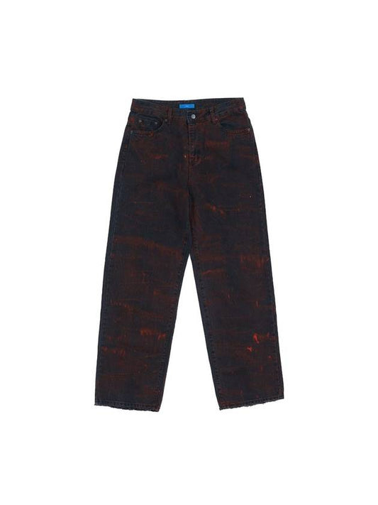 RED PAINTING DENIM - NBNC - BALAAN 1