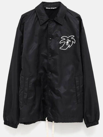 Logo Coach Jacket - PALM ANGELS - BALAAN 1