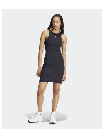 adidas rib tank dress black IU2405 - ADIDAS - BALAAN 1