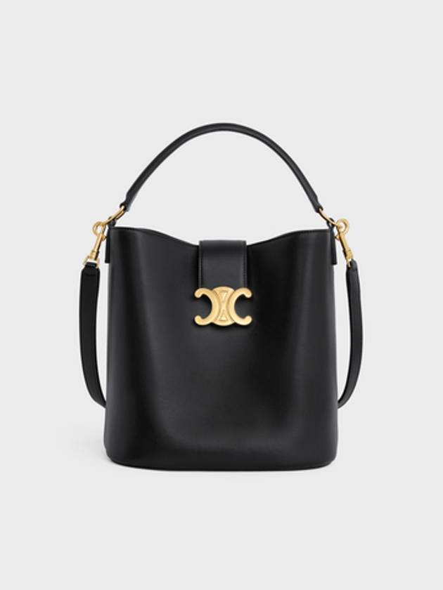 Medium Louise Bag Smooth Calfskin Shoulder Bag Black - CELINE - BALAAN 3