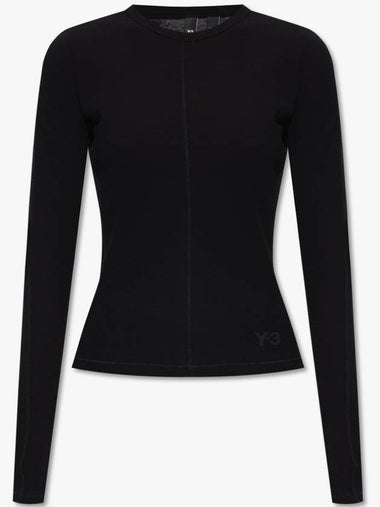 Y-3 Yohji Yamamoto Top With Logo, Women's, Black - Y-3 - BALAAN 1