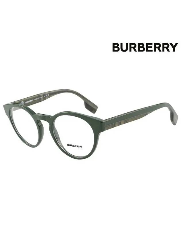 Eyewear Grant Round Eyeglasses Green - BURBERRY - BALAAN 3