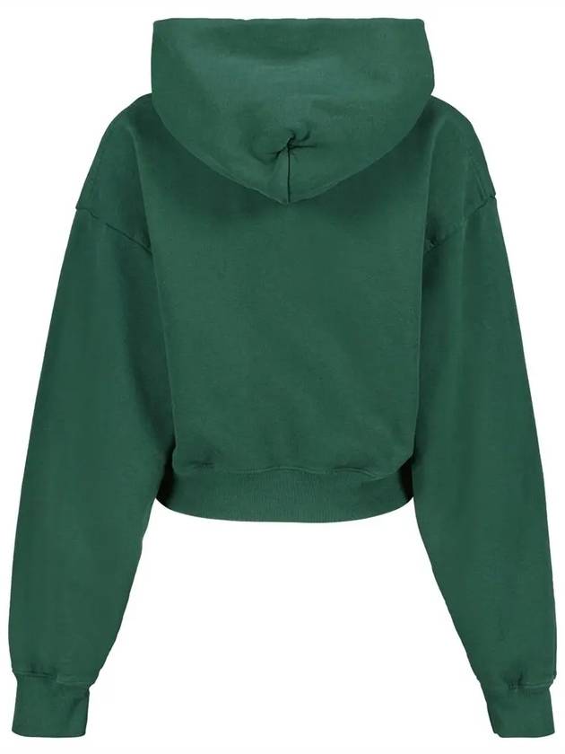 Health Ivy Crop Hoodie Top Forest Green - SPORTY & RICH - BALAAN 4