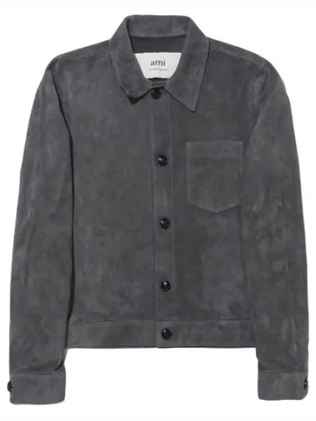 Suede Overshirt Men s Jacket - AMI - BALAAN 1