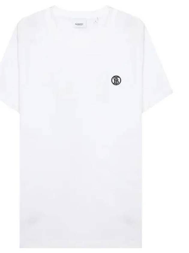 Monogram Motif Cotton T Shirt Men s Short Sleeve Tee - BURBERRY - BALAAN 1