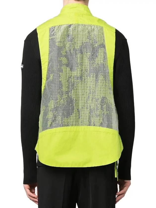 Shadow Project Distorted Ripstop Organza TC Vest Pistachio Green - STONE ISLAND - BALAAN 3