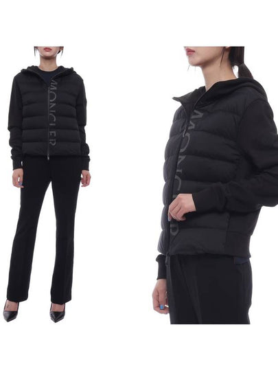 Women s hooded zip up padded black - MONCLER - BALAAN 2