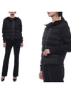 Women s hooded zip up padded black - MONCLER - BALAAN 3