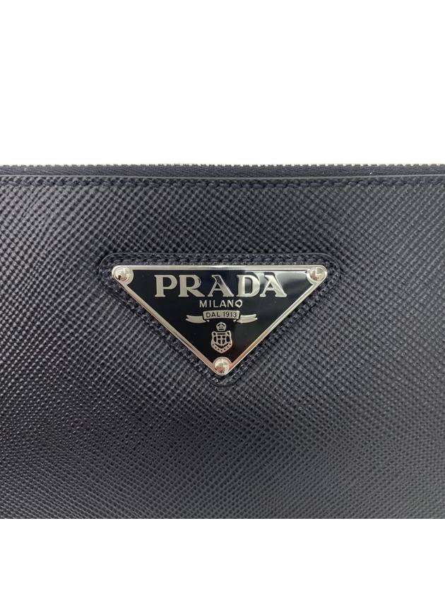 24SS Triangle Logo Saffiano Strap Clutch 2NH0232 - PRADA - BALAAN 3