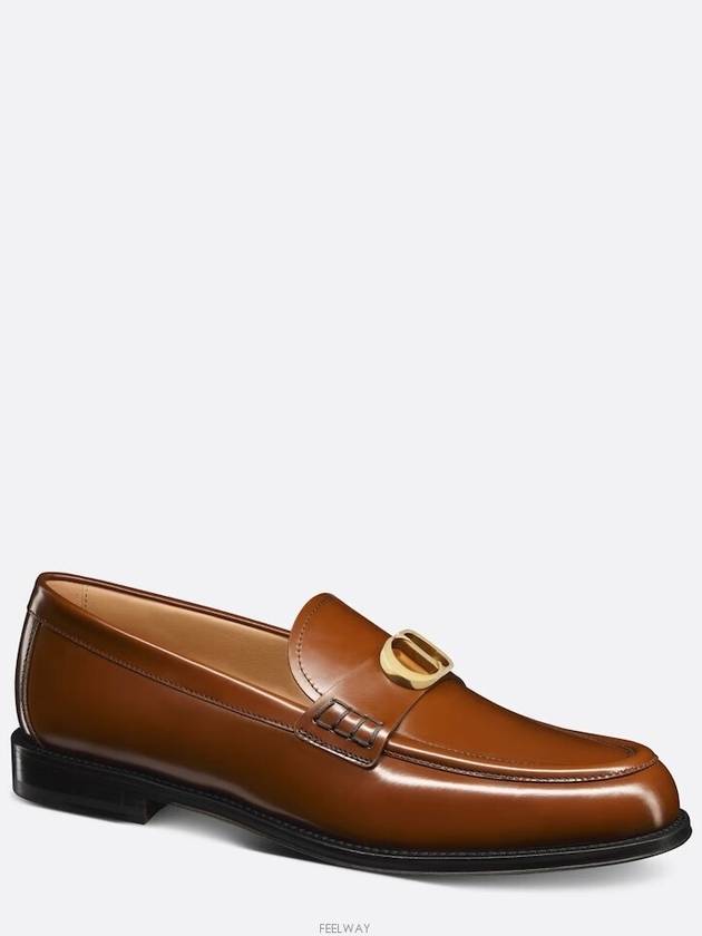 Granville CD Logo Leather Loafers Middle Brown - DIOR - BALAAN 2